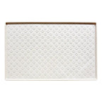 Tapis en silicone pour chien pour boire et manger - milk white-3pcs / 48cmX30cm