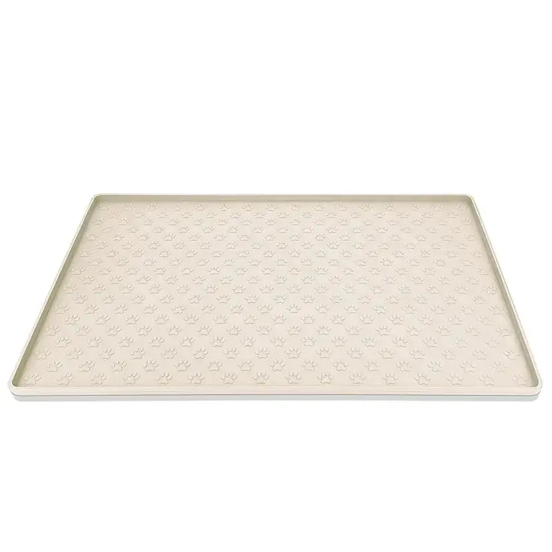Tapis mangeoires pour animaux - WHITE / 80X60CM
