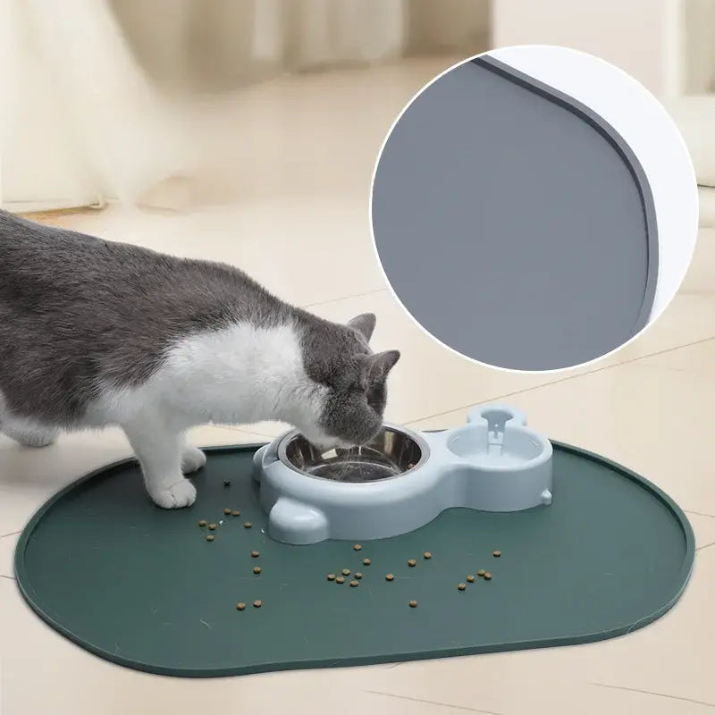 Tapis pour gamelle de chien