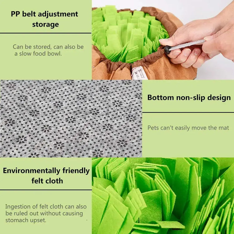 Tapis Snuffle Chien interactif – Jeu d’occupation