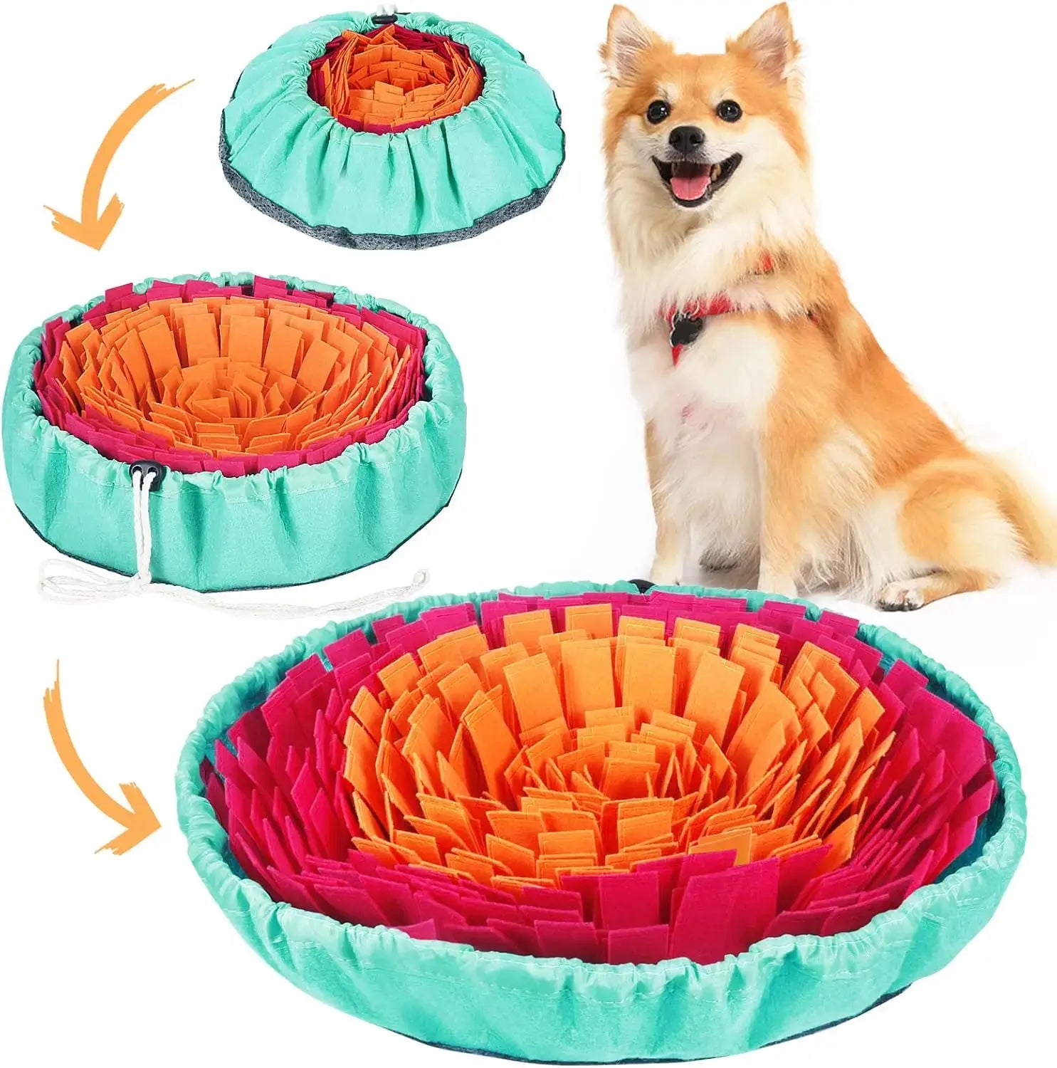 Tapis Snuffle Chien interactif - Green pack
