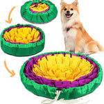 Tapis Snuffle Chien interactif - Yellow and Purple