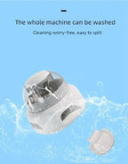 Three bowls of pet food dispenser automatic press feeder slow food dispenser fun pet food utensils - Three bowl feeders