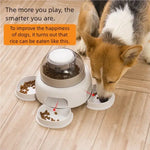 Three bowls of pet food dispenser automatic press feeder slow food dispenser fun pet food utensils - Three bowl feeders
