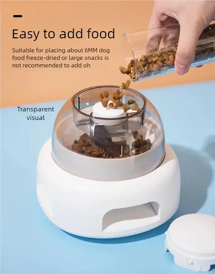 Three bowls of pet food dispenser automatic press feeder slow food dispenser fun pet food utensils - Three bowl feeders