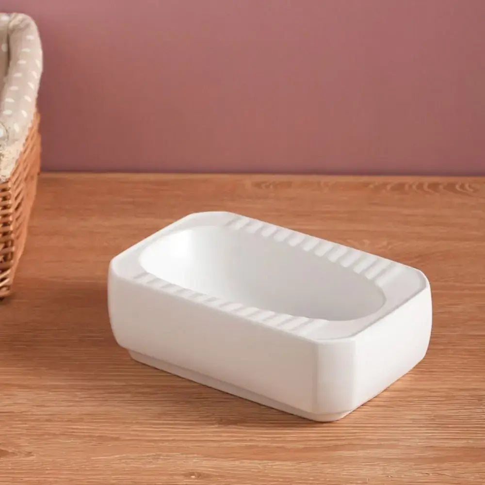 Toilet Shape Ceramic Cat Bowl Food Grade Protects Cervical Spine Pet Food Basin Not Easy To Knock Over Non-slip Funny