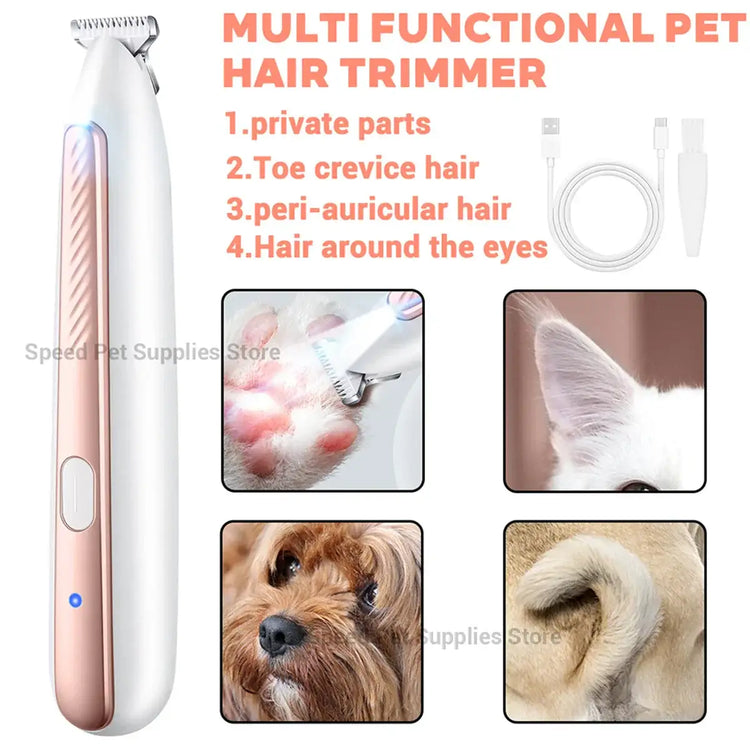 Tondeuse pattes animaux LED