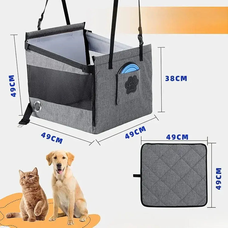Transporteur portable pour chien de voiture