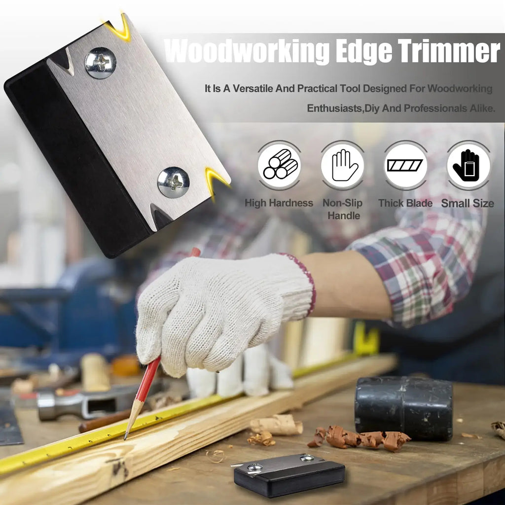 Trimmer Wood Chamfering Fillet Scraper Board Deburring Tool Trimming knife Woodworking Edge Corner Planer Specialty