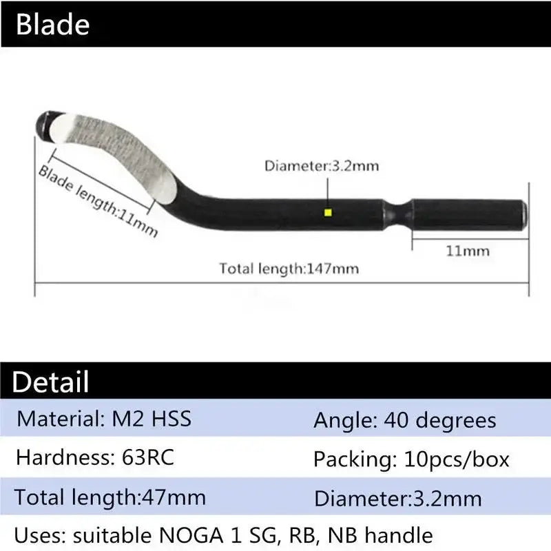Trimming knife Scraper Deburring Tool Deburring Cutters Set Burr Remover Hand Tool for Wood Plastic Aluminum Copper and