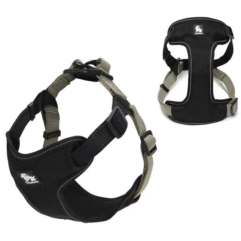 Truelove Padded Reflective Dog harness Vest Pet Step in Harness Adjustable No Pulling Pet Harnesses for Small Medium