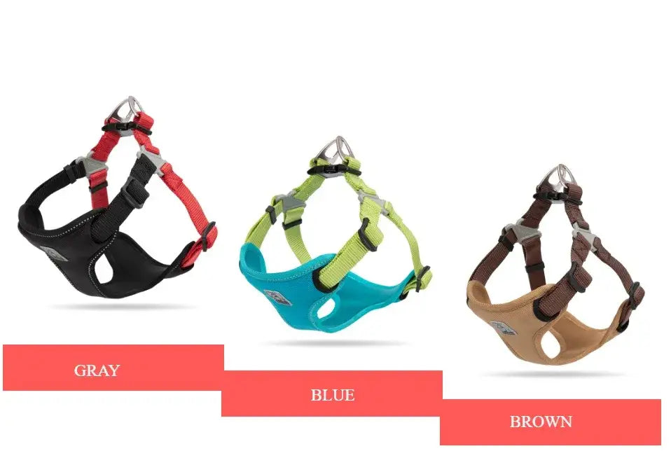 Truelove Padded Reflective Dog harness Vest Pet Step in Harness Adjustable No Pulling Pet Harnesses for Small Medium