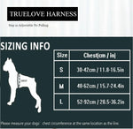 Truelove Padded Reflective Dog harness Vest Pet Step in Harness Adjustable No Pulling Pet Harnesses for Small Medium