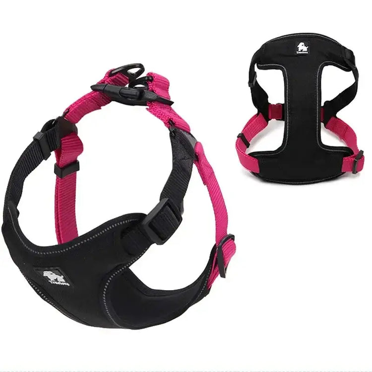 Truelove Padded Reflective Dog harness Vest Pet Step in Harness Adjustable No Pulling Pet Harnesses for Small Medium