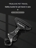 Truelove Pet All Car Seat Belt Safety Buckle with Collar or Harness High-quality Lightweight Aluminium Alloy Portable