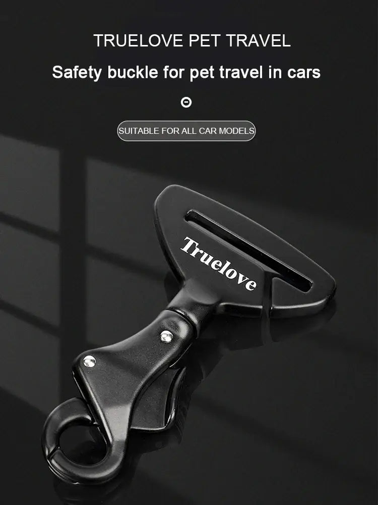 Truelove Pet All Car Seat Belt Safety Buckle with Collar or Harness High-quality Lightweight Aluminium Alloy Portable