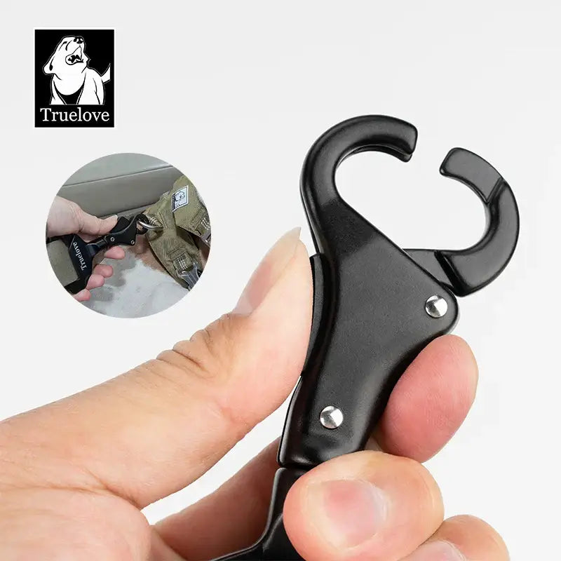 Truelove Pet All Car Seat Belt Safety Buckle with Collar or Harness High-quality Lightweight Aluminium Alloy Portable