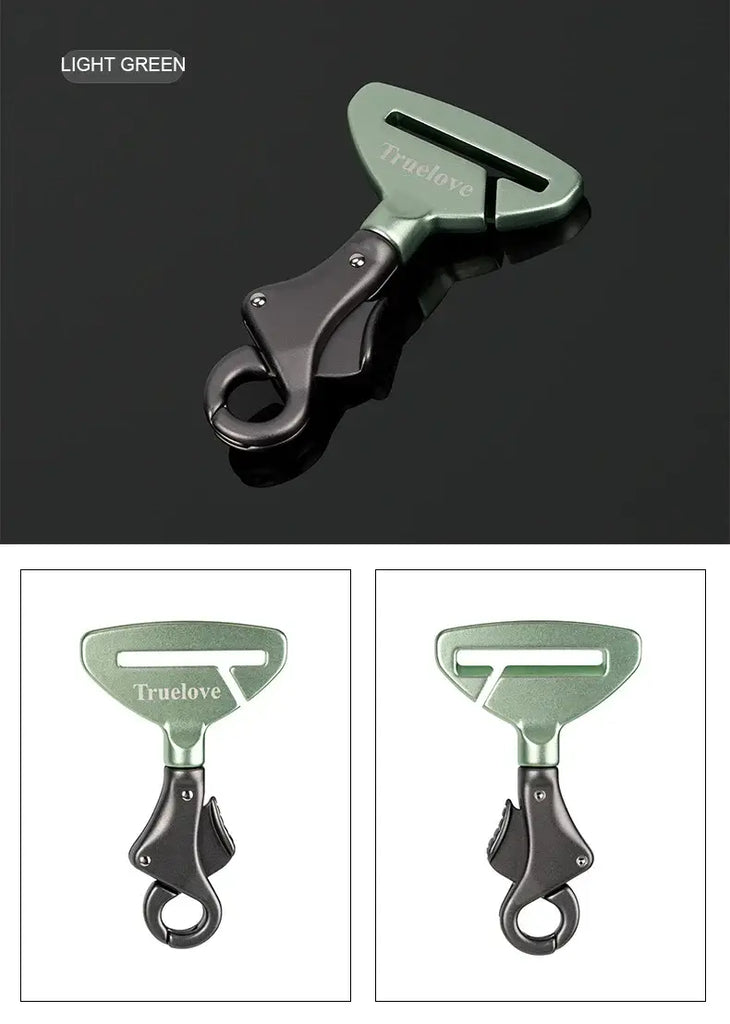 Truelove Pet All Car Seat Belt Safety Buckle with Collar or Harness High-quality Lightweight Aluminium Alloy Portable