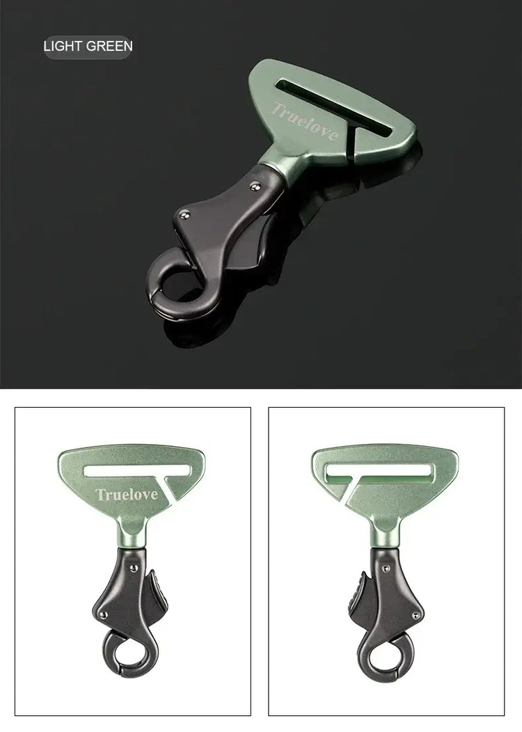 Truelove Pet All Car Seat Belt Safety Buckle with Collar or Harness High-quality Lightweight Aluminium Alloy Portable