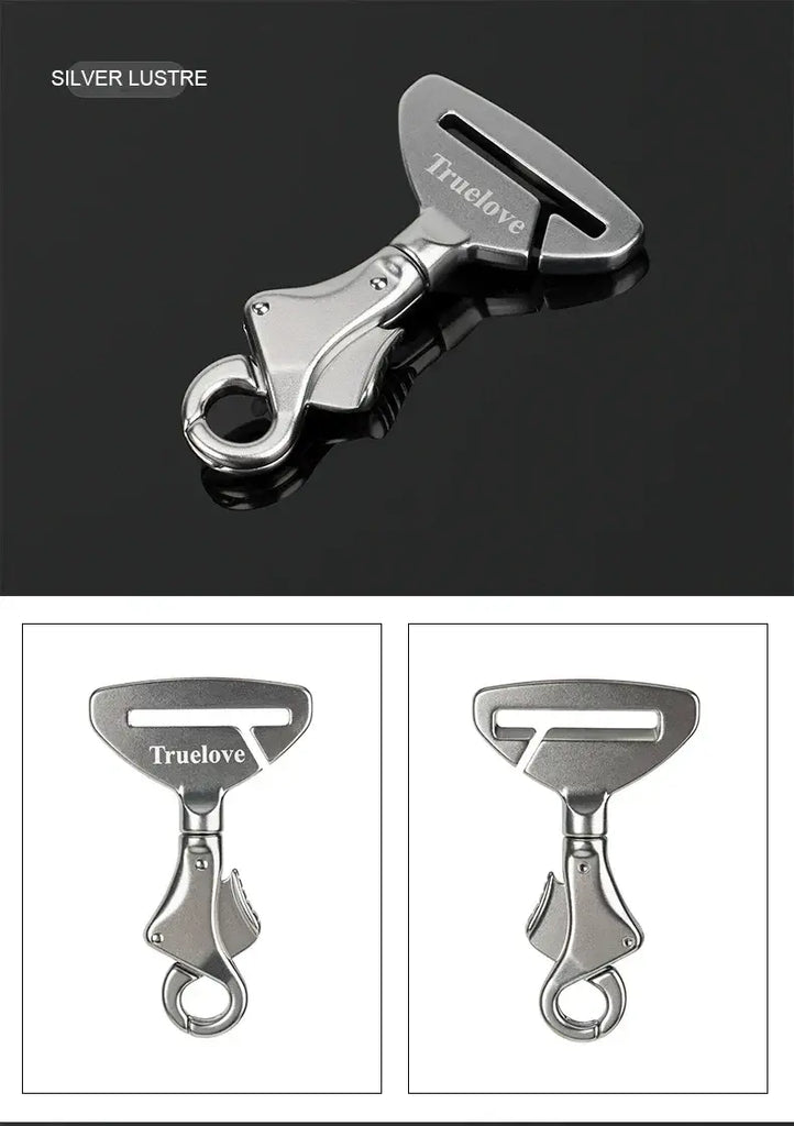 Truelove Pet All Car Seat Belt Safety Buckle with Collar or Harness High-quality Lightweight Aluminium Alloy Portable