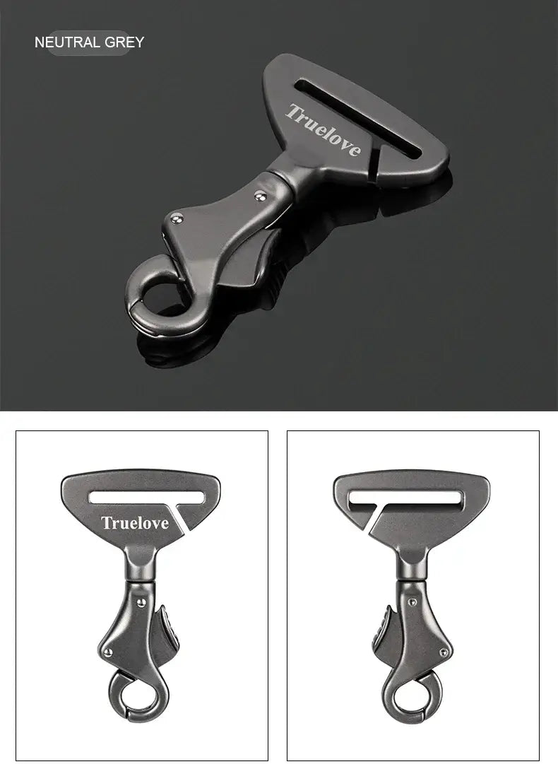 Truelove Pet All Car Seat Belt Safety Buckle with Collar or Harness High-quality Lightweight Aluminium Alloy Portable