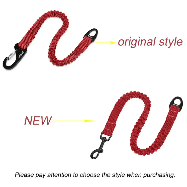Truelove Short Bungee Dog Nylon Leash Rope For dog collar Extension Retractable For All Breed Training Running walking