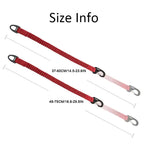 Truelove Short Bungee Dog Nylon Leash Rope For dog collar Extension Retractable For All Breed Training Running walking