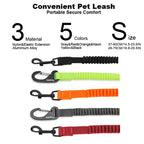 Truelove Short Bungee Dog Nylon Leash Rope For dog collar Extension Retractable For All Breed Training Running walking