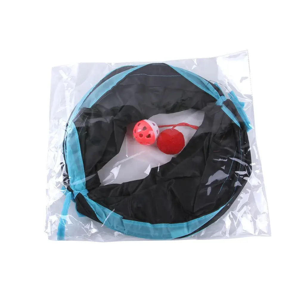 Tunnel pliable pour chat