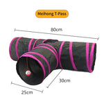Tunnel pliable pour chat - Meihong T tunnels