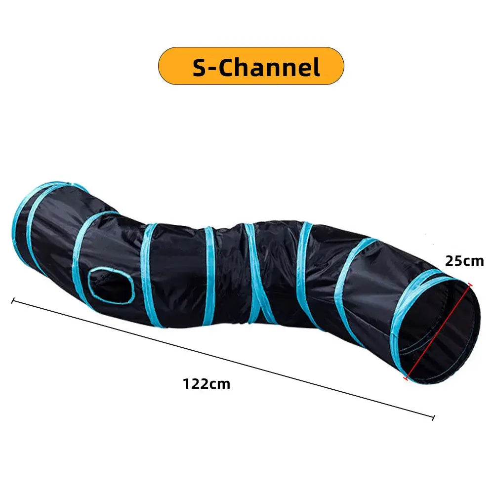 Tunnel pliable pour chat - S tunnels