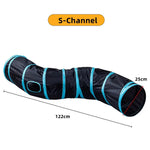 Tunnel pliable pour chat - S tunnels