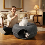 Tunnel pour Chat Douillet | Nid Tunnel Chat PawFrance