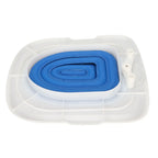 Universal Cat Toilet Training Aid Reusable Cat Toilet Trainer Pet Cleaning Supplies - Gray