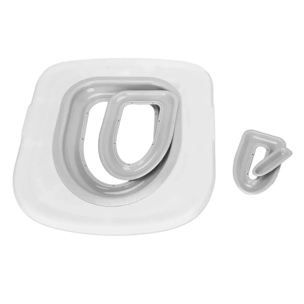 Universal Cat Toilet Training Aid Reusable Cat Toilet Trainer Pet Cleaning Supplies - Gray