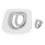 Universal Cat Toilet Training Aid Reusable Cat Toilet Trainer Pet Cleaning Supplies - Gray
