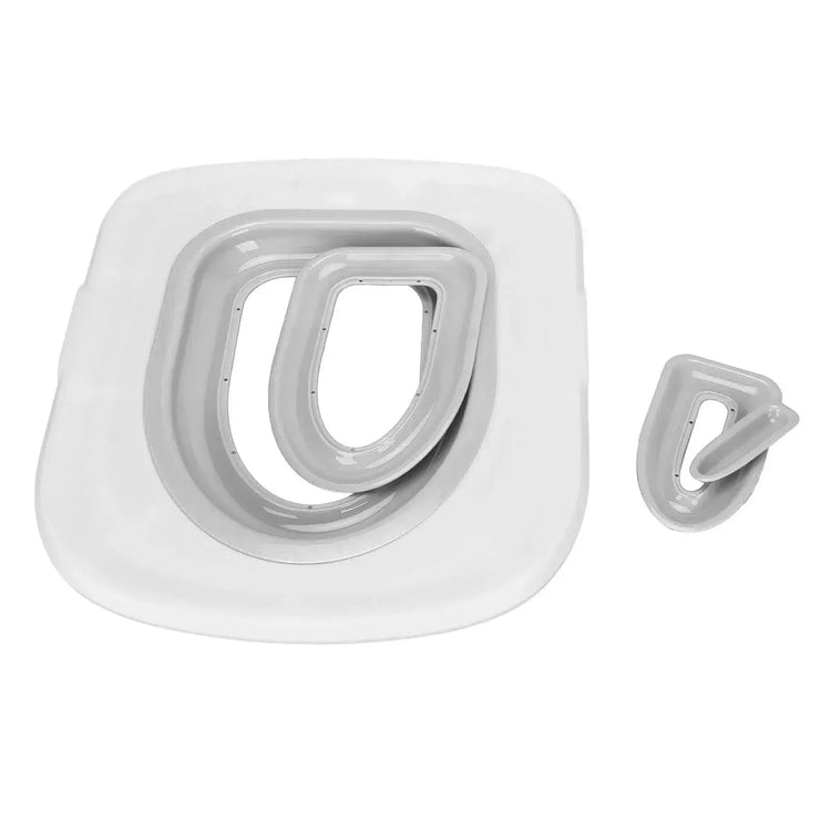 Universal Cat Toilet Training Aid Reusable Cat Toilet Trainer Pet Cleaning Supplies - Gray