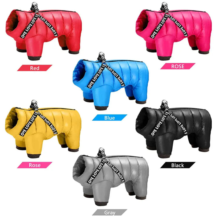 Veste chaude pour chien