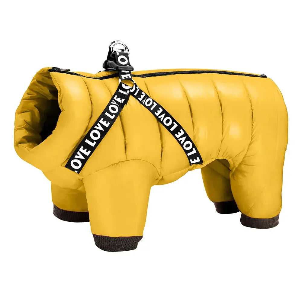 Veste chaude pour chien - Yellow / 12 Chest 32cm