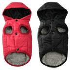 Veste d’hiver à capuche pour chien