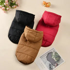 Veste d’hiver à capuche pour chien