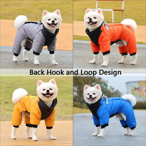 Veste d’hiver chaude épaisse et imperméable pour chien