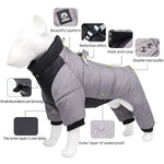 Veste d’hiver chaude épaisse et imperméable pour chien
