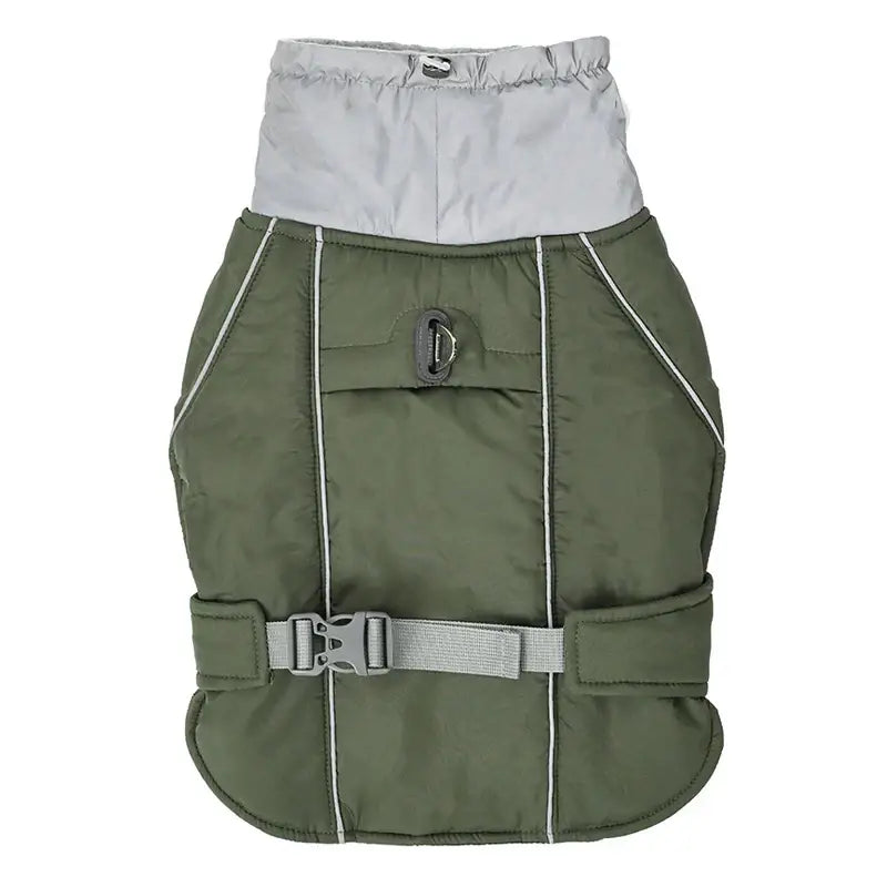 Veste d’hiver de luxe pour chien - Green / 2XL