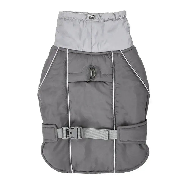 Veste d’hiver de luxe pour chien - Grey / 2XL