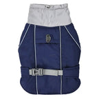 Veste d’hiver de luxe pour chien - Navy Blue / S