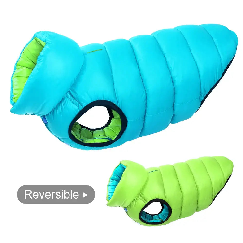 Veste d’hiver douce pour chien - Light Blue / L