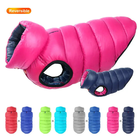 Veste d’hiver douce pour chien