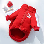 Veste d’hiver pour chien de baseball - Red Copy / 2XL 6-9 KG
