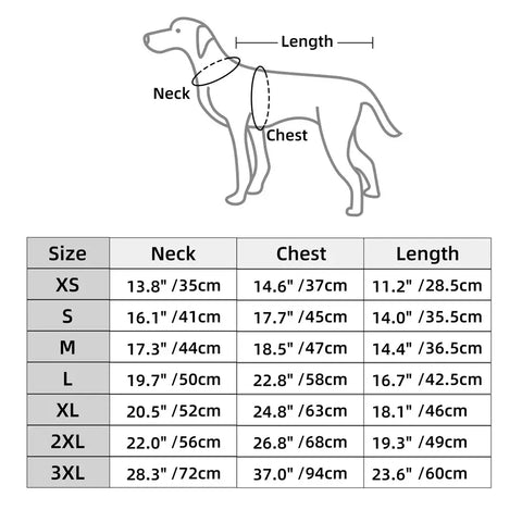 Veste imperméable pour grands chiens